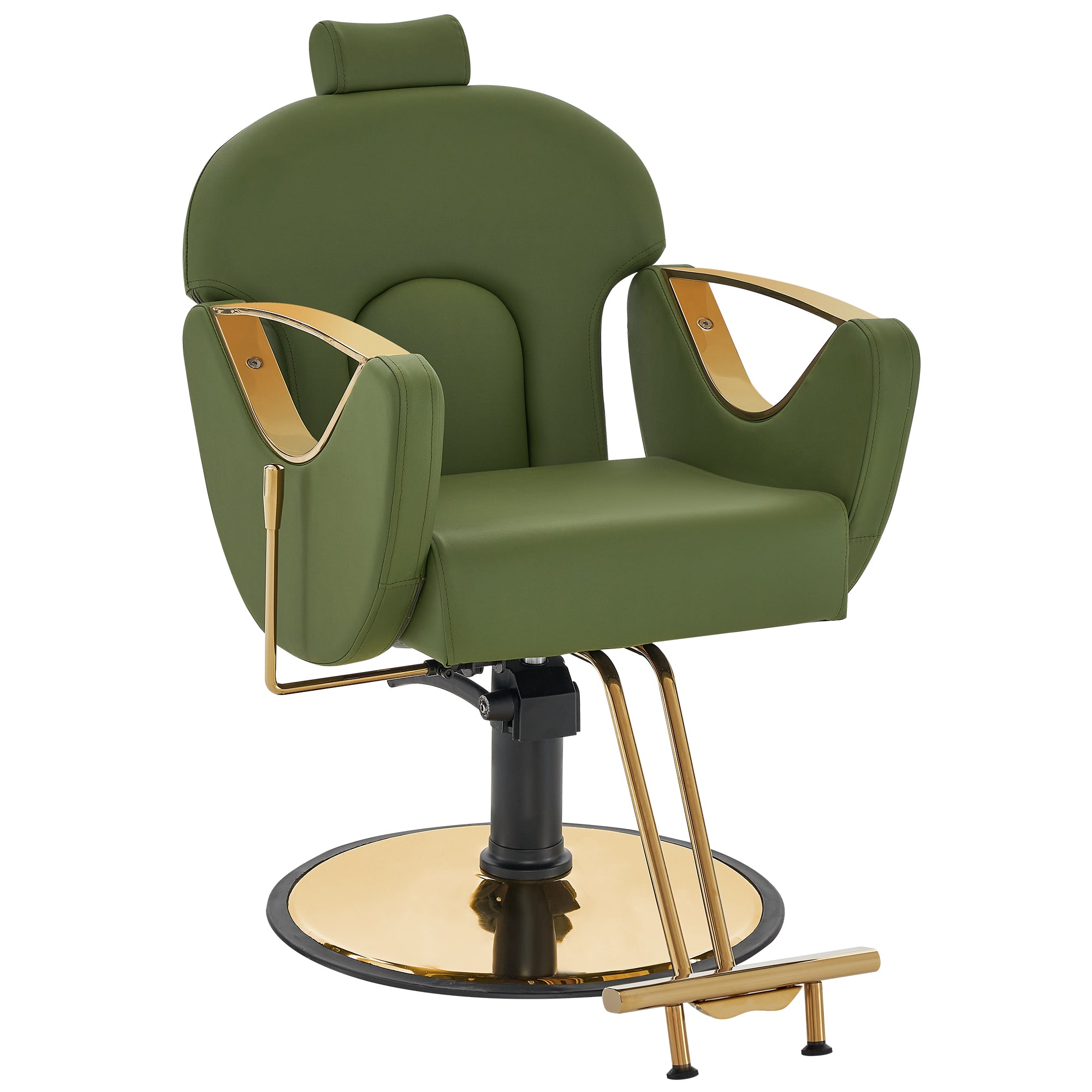 BarberPub Barber Chair for Hair Stylist, All Purpose Reclining Salon Hair Chair 9578