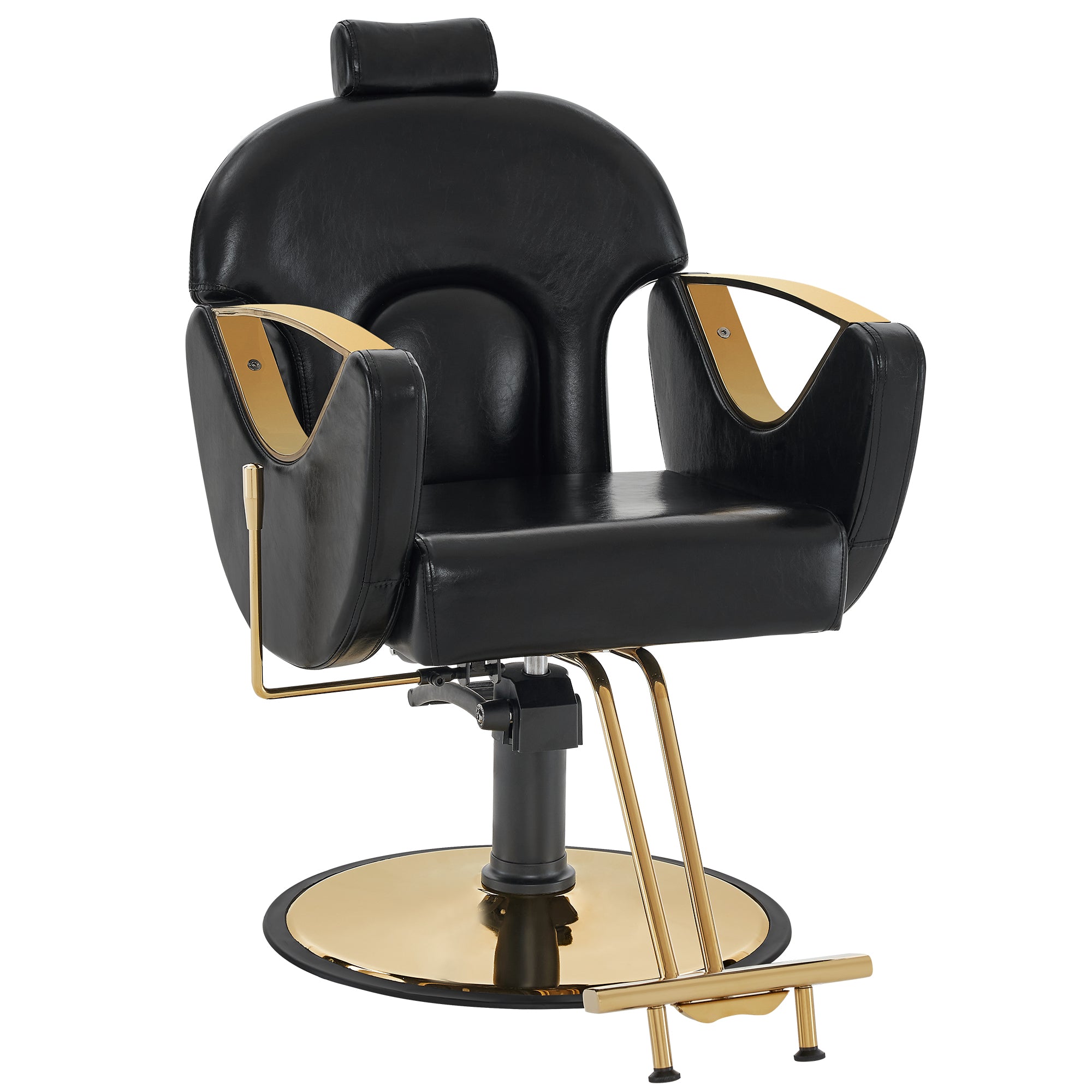 BarberPub Barber Chair for Hair Stylist, All Purpose Reclining Salon Hair Chair 9578