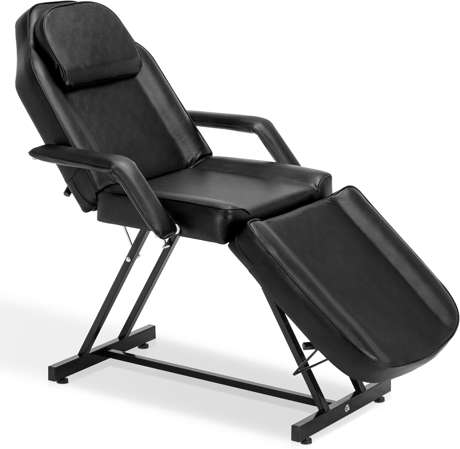 BarberPub Adjustable Tattoo Chair, Facial Chair for Client, 72 Inches Massage Table 0015