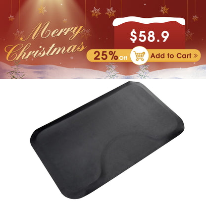 BarberPub 3'x5' Salon Barber Chair Anti-Fatigue Floor Mat Rectangle 1/2" Thick 0035