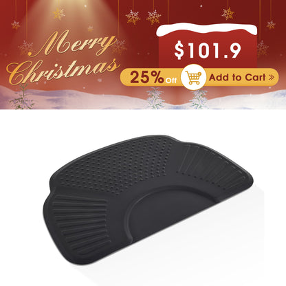 BarberPub 3.4'x5' Salon Mats for Hair Stylist Anti Fatigue Barber Mat for Floor 1 Inch Thick 0085