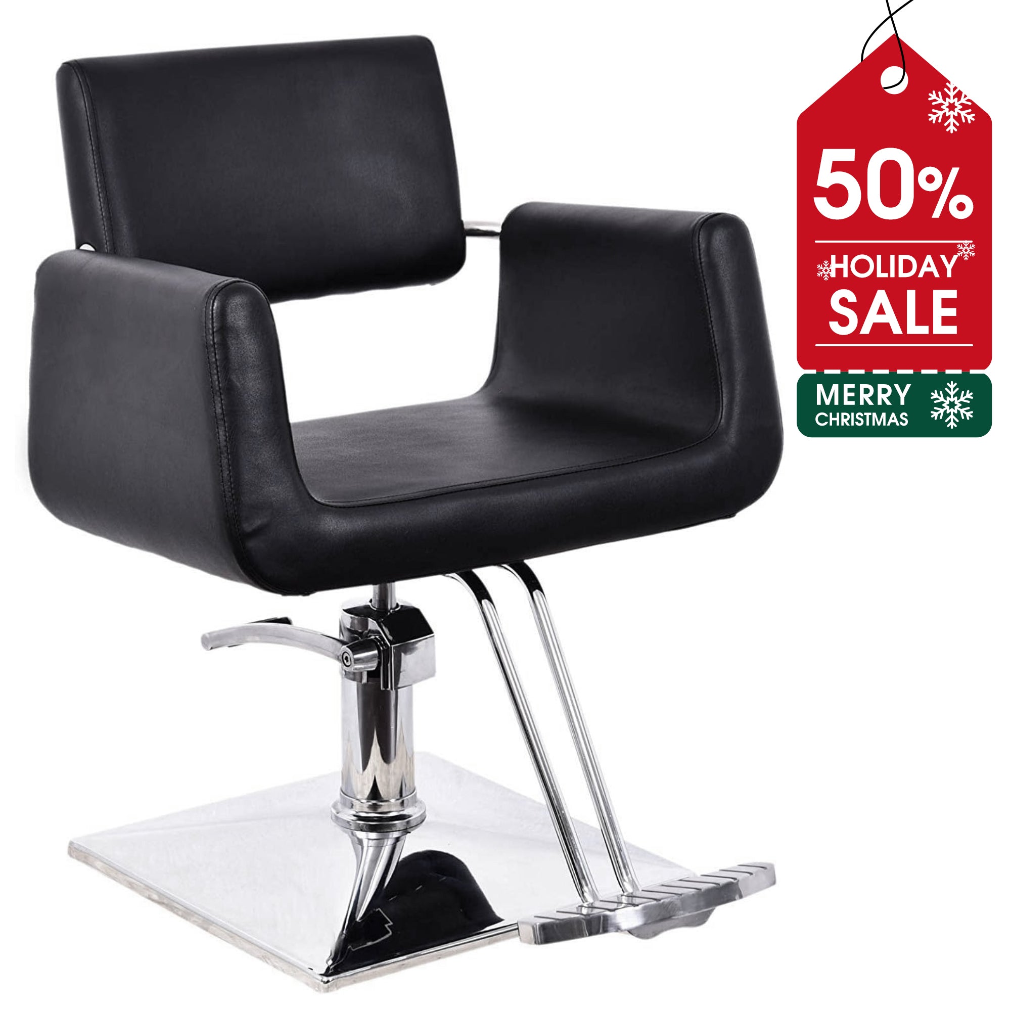 BarberPub Salon Chair, Hydraulic Hair Styling Barber Salon Equipment 1017