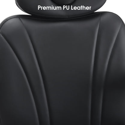 4-Motor Electric Facial Spa Bed with Hand & Foot Control, PU Leather Esthetician Adjustable Massage Table, 440 lbs Capacity 2119