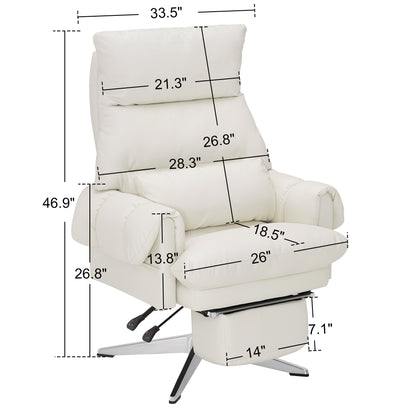 BarberPub Beauty Salon Chair, Adjustable Height, Reclining Esthetician Chair for Facial, Eyelash Extension, Tattoo – Model 8105/8129