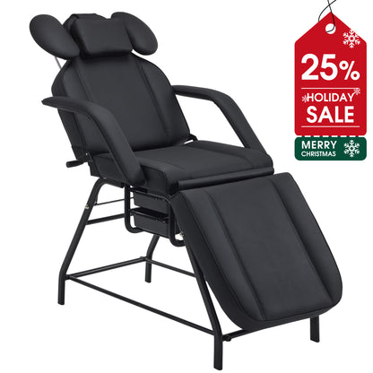 BarberPub Adjustable esthetician Facial Bed, Lash Recliner Chair 180 degree, 300 lbs capacity 2110