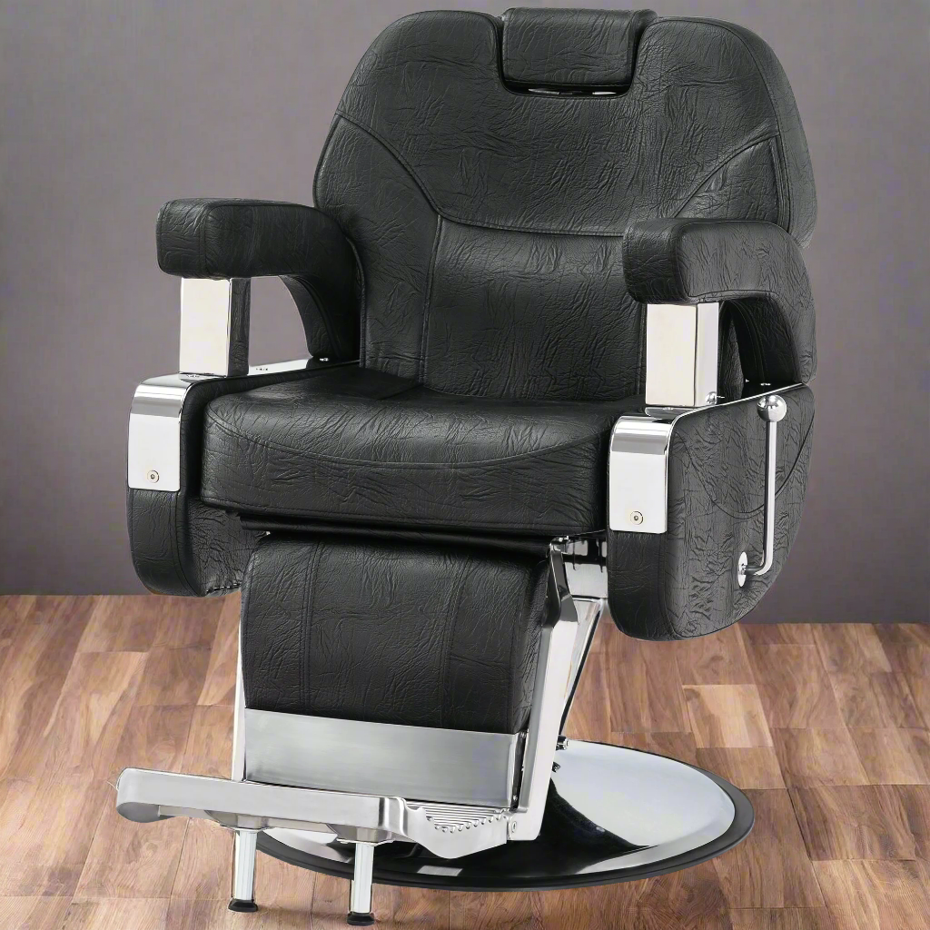 BarberPub Reclining Barber Chair, All Purpose Hydraulic Salon Chair for Barbershop 9206