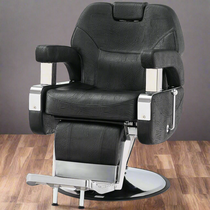 BarberPub Reclining Barber Chair, All Purpose Hydraulic Salon Chair for Barbershop 9206