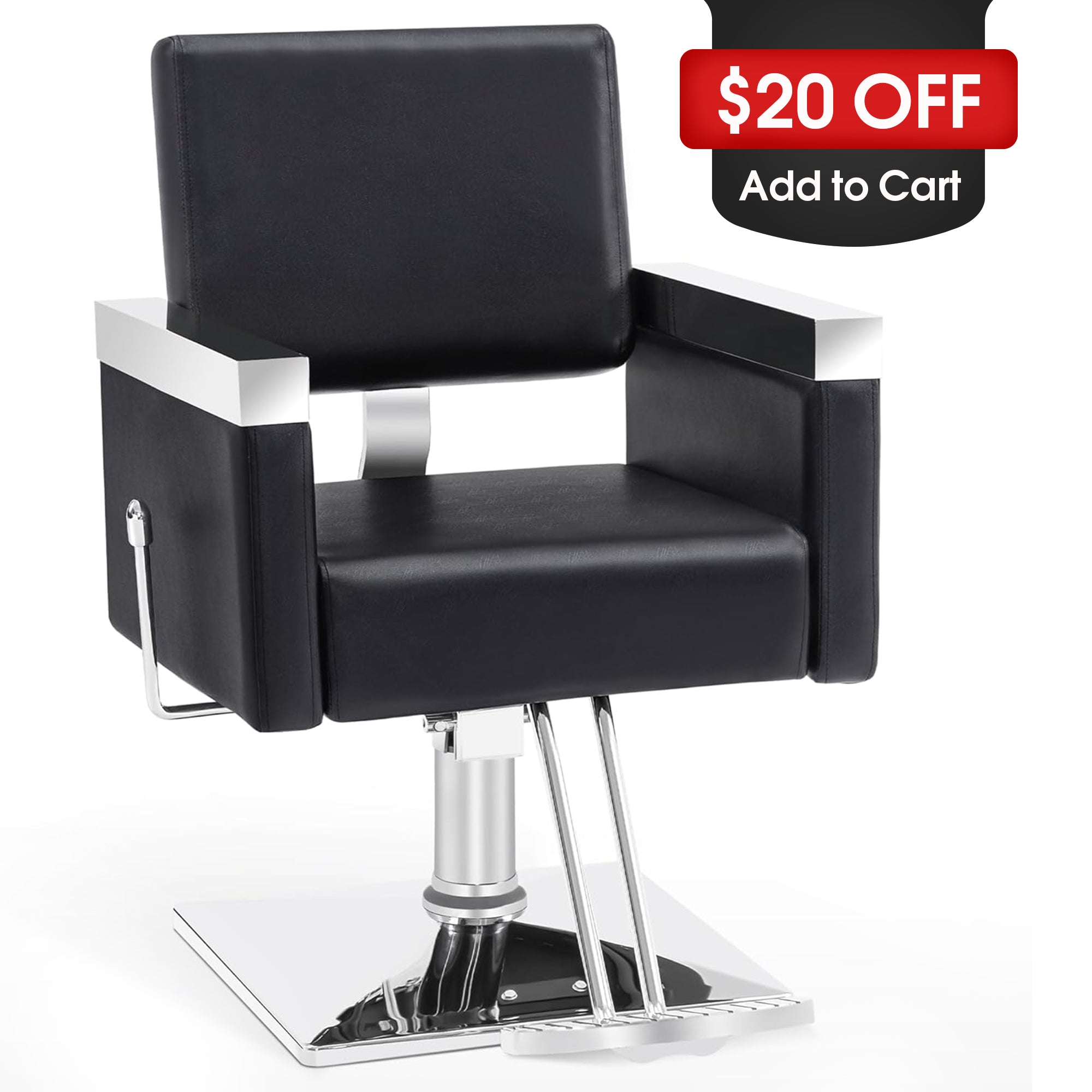 BarberPub Classic Hydraulic Barber Chair for Hair Stylist, Salon Spa Equipment 3021