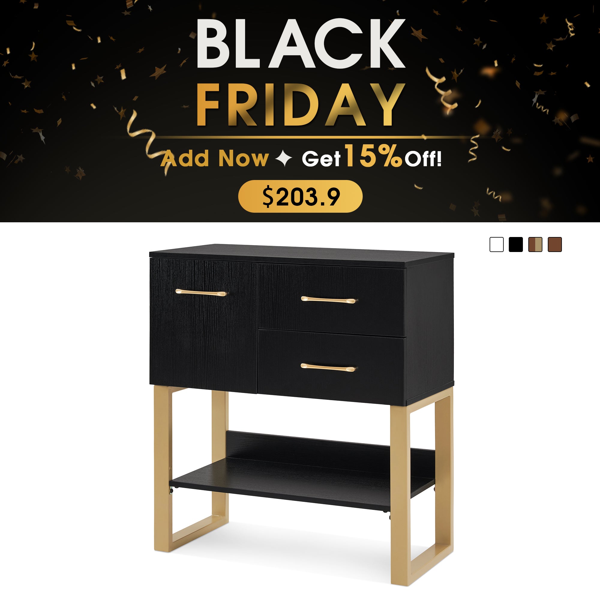 BarberPub Barber Station Wall Mount Storage Cabinet Bathroom Dresser with Shelf 3185