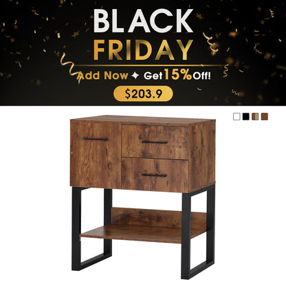 BarberPub Barber Station Wall Mount Storage Cabinet Bathroom Dresser with Shelf 3185