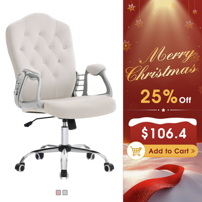 Height Adjustable Lumbar Support Nail Work Chair, Cute Swivel Rolling Makeup Chair 3535