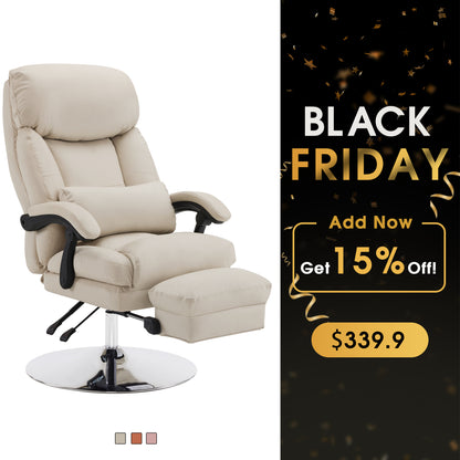 BarberPub Pedicure Chair, 360° Rotating Lifting Facial Beauty Spa Chair 3571