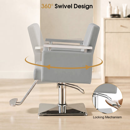 BarberPub Salon Chair, Styling Chair for Hair Stylist, Home Salon SPA Equipment 8808