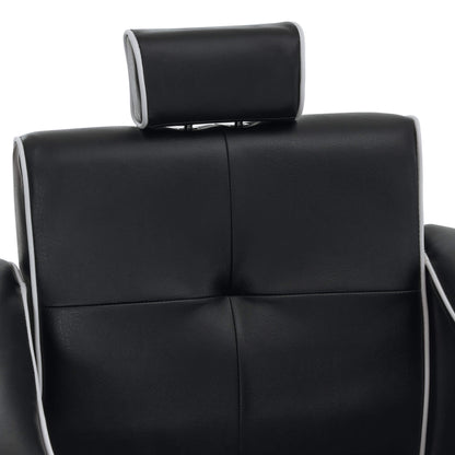 Barber Chair 9182 & Anti-Fatigue Mat 0020 Set - Reclining Hydraulic Barber Chair with 1/2"  Thick Salon Mat, Ideal for Barbers & Stylists