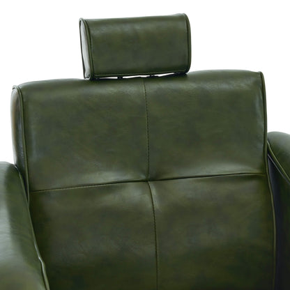 Barber Chair 9182 & Anti-Fatigue Mat 0020 Set - Reclining Hydraulic Barber Chair with 1/2"  Thick Salon Mat, Ideal for Barbers & Stylists