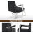 BarberPub Classic Professional Salon Chair, 440Lbs Hydraulic Pump Hairdressing equipment for Hair Stylist, Stainless Steel Armrests Beauty Spa Hair Styling Chair 8630