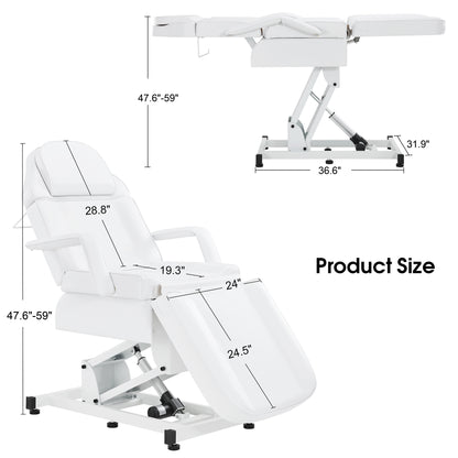 Electric Beauty Bed with 3 Motors, Tattoo Facial Bed for Esthetician , Massage Table for Client N2751