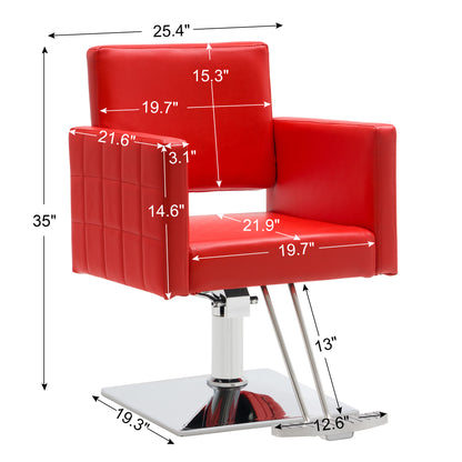 BarberPub Styling Salon Chair for Hair Stylist, Hydraulic Home Salon Chair 8821