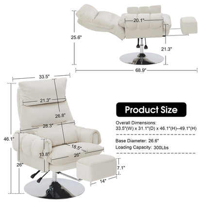 BarberPub Beauty Salon Chair, Adjustable Height, Reclining Esthetician Chair for Facial, Eyelash Extension, Tattoo – Model 8105/8129
