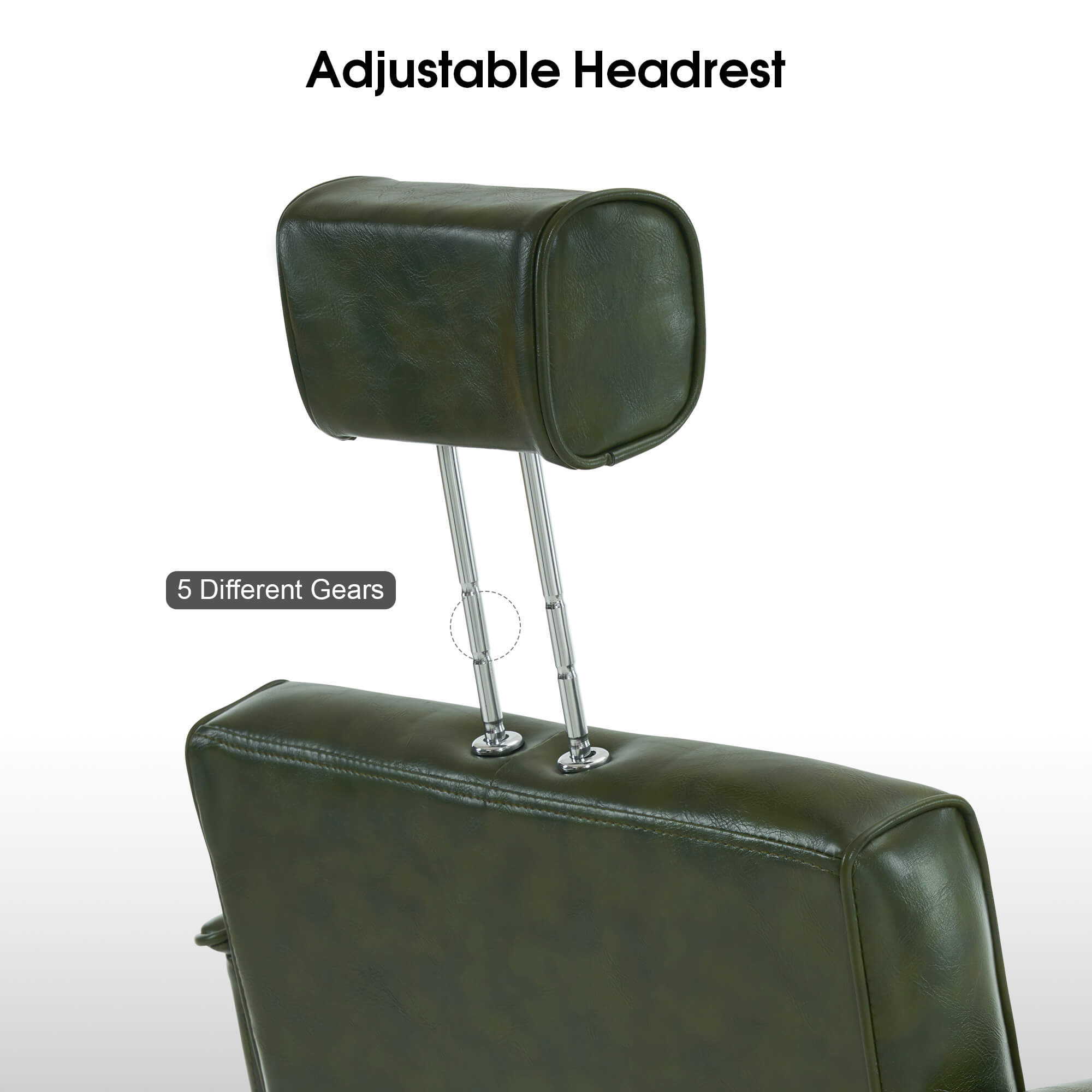 Barber Chair 9182 & Anti-Fatigue Mat 0020 Set - Reclining Hydraulic Barber Chair with 1/2"  Thick Salon Mat, Ideal for Barbers & Stylists
