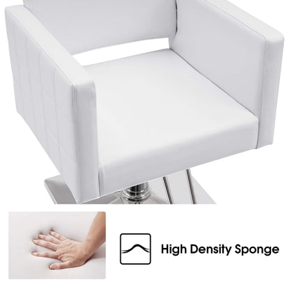 Salon Chair 8821 & Anti-Fatigue Mat 0040 Set - Professional Hydraulic Salon Chair with Ergonomic 0.5" Thick Salon Mat