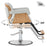 BarberPub Classic Modern Hydraulic Wooden Swivel Salon Chair Salon Chair for Hair Stylist Barber Home Beauty Spa Hair Styling Chair M9262