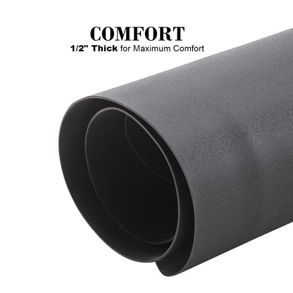 Barber Chair 2059 & Salon Mat 0020 Set - All Purpose Hydraulic Barber Chair with Ergonomic NBR Anti-Fatigue Barber Mat, Ideal for Stylists