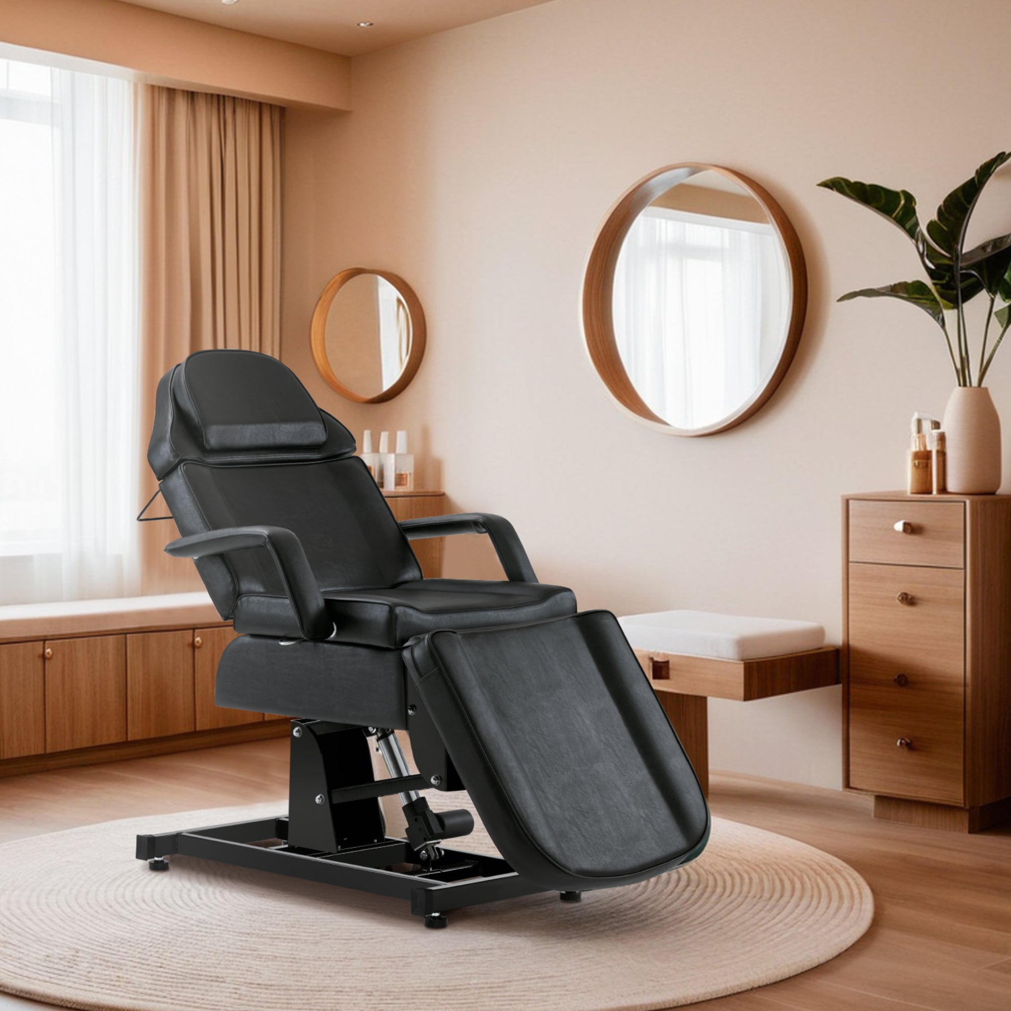 BarberPub Electric Tattoo Chair for Client, Facial Bed for Esthetician with 3 Motors, Massage Table 2751