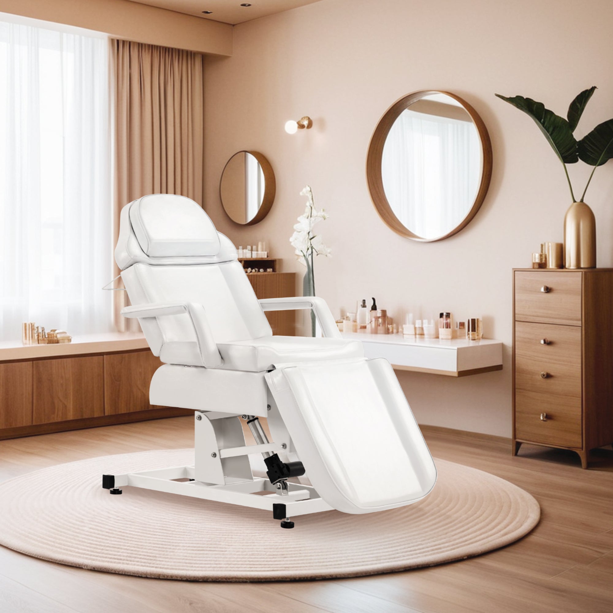 BarberPub Electric Tattoo Chair for Client, Facial Bed for Esthetician with 3 Motors, Massage Table 2751