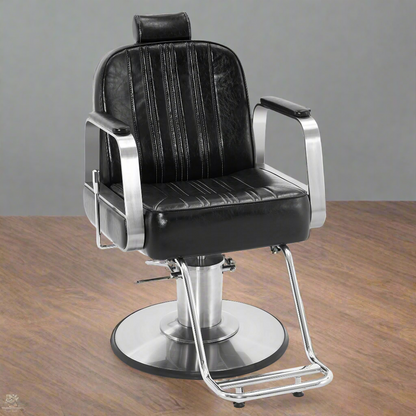 BarberPub Barber Chair for Hair Stylist, All Purpose Reclining Salon Styling Chair 8548