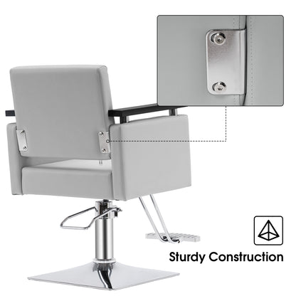 BarberPub Swivel Salon Chair for Hair Stylist, Beauty Salon Spa Equipment 8803