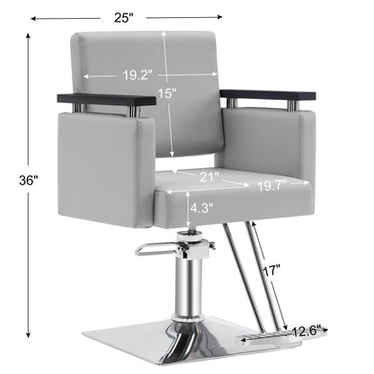 BarberPub Swivel Salon Chair for Hair Stylist, Beauty Salon Spa Equipment 8803