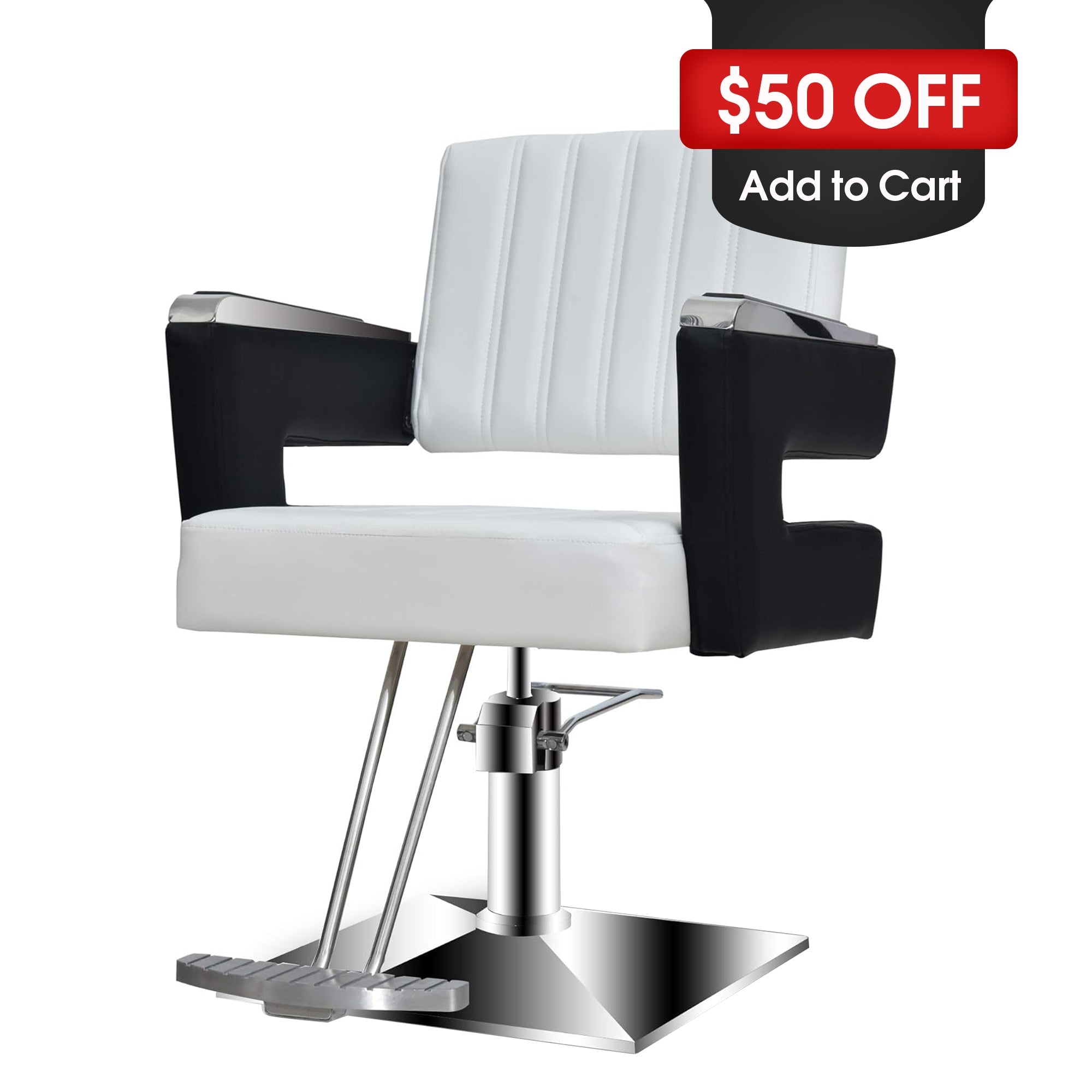 BarberPub All Purpose Hydraulic Salon Chair, Barber Styling Equipment 8815