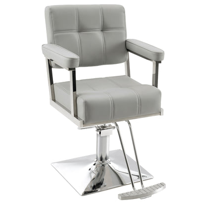 BarberPub Styling Salon Chair, Hydraulic Pump Swivel Salon Equipment 8816