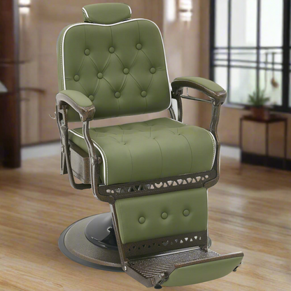 BarberPub All Purpose Barber Chair, Vintage Reclining Hydraulic Hair Salon Chair 9218