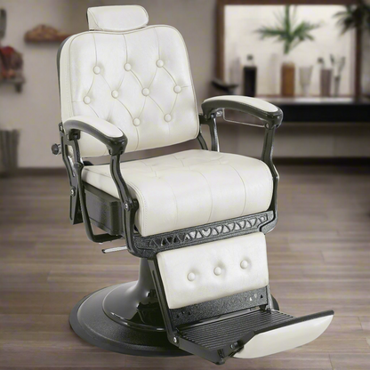 BarberPub All Purpose Barber Chair, Vintage Reclining Hydraulic Hair Salon Chair 9218