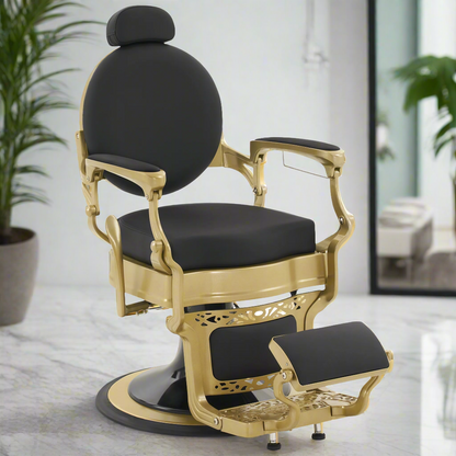 BarberPub All Purpose Barber Chair,Retro Reclining Hydraulic Salon Styling Chair 8857