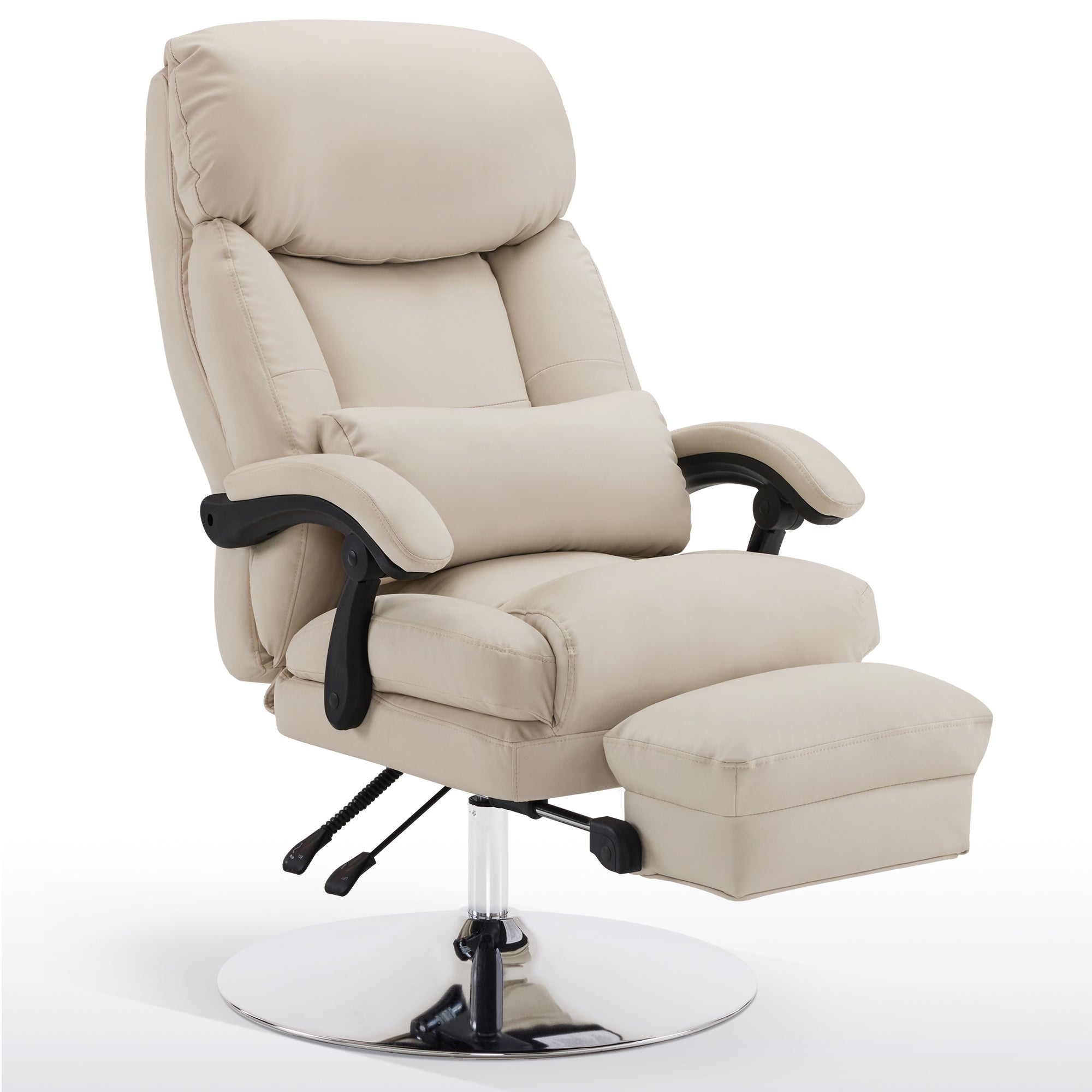 BarberPub Pedicure Chair, 360° Rotating Lifting Facial Beauty Spa Chair 3571