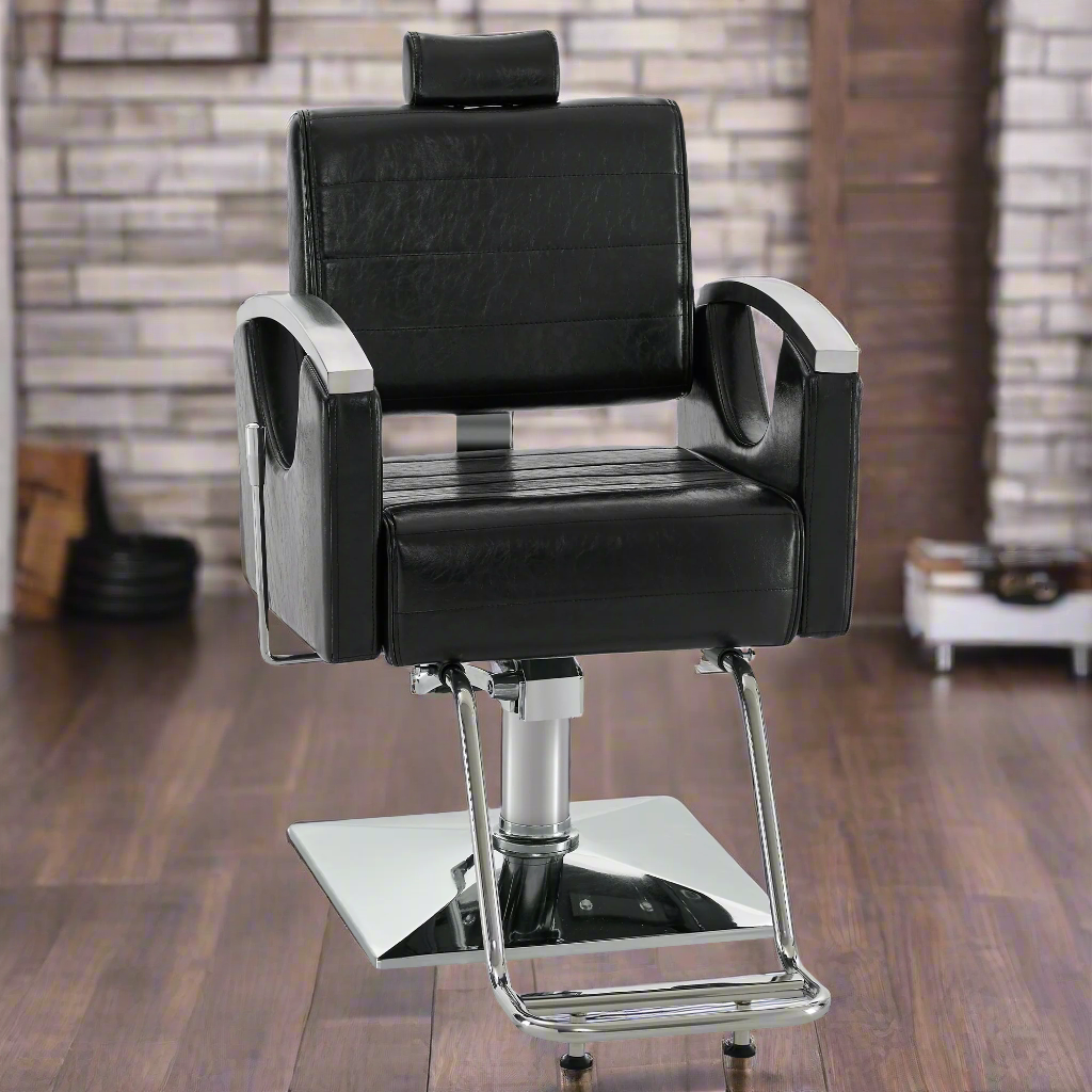 BarberPub Barber Chair for Barbershop,Reclining Salon Chair for Hair Stylist 9180