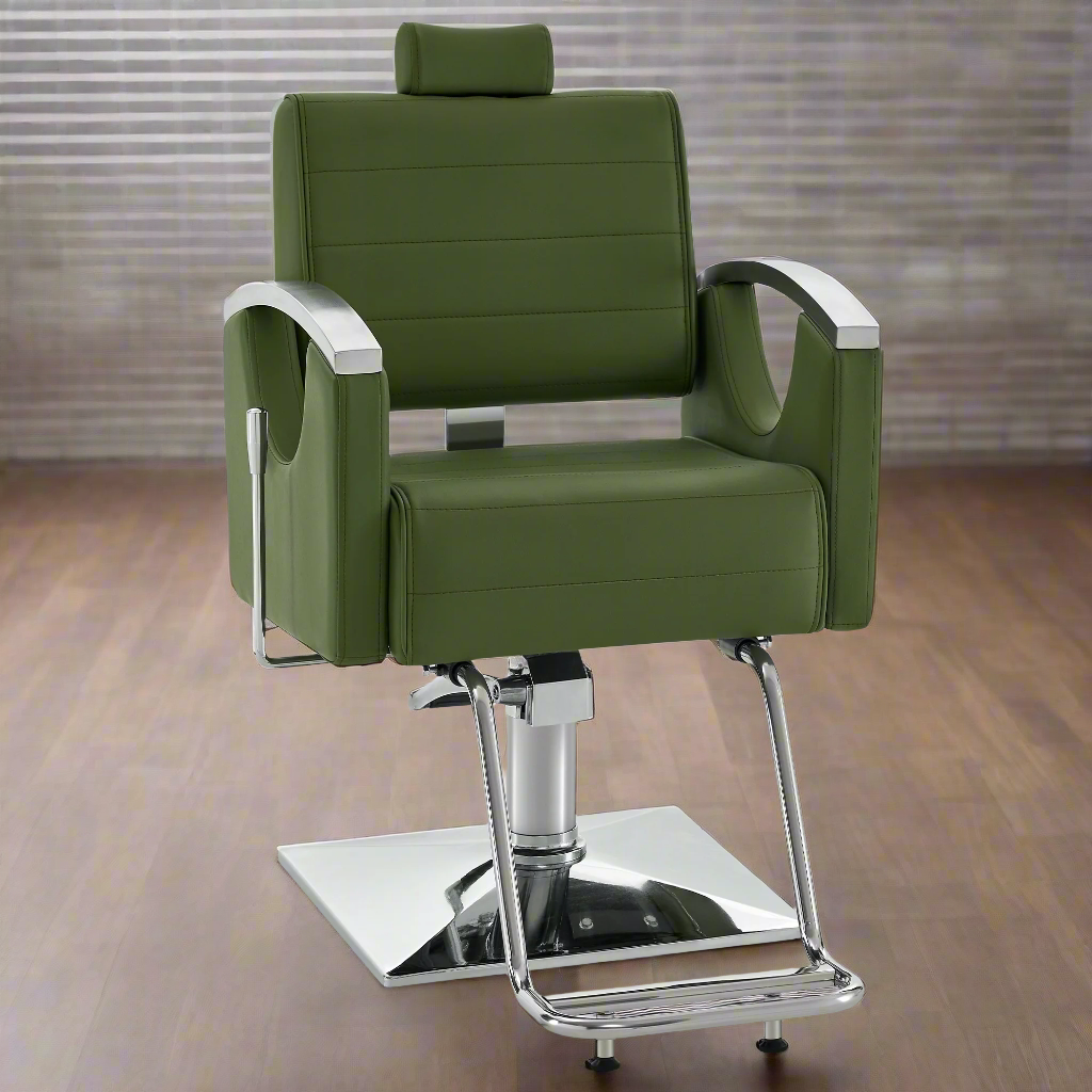 BarberPub Barber Chair for Barbershop,Reclining Salon Chair for Hair Stylist 9180