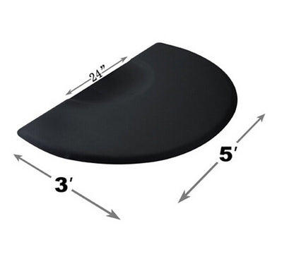 Barber Chair 2059 & Salon Mat 0020 Set - All Purpose Hydraulic Barber Chair with Ergonomic NBR Anti-Fatigue Barber Mat, Ideal for Stylists