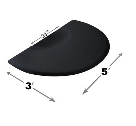 Barber Chair 2059 & Salon Mat 0020 Set - All Purpose Hydraulic Barber Chair with Ergonomic NBR Anti-Fatigue Barber Mat, Ideal for Stylists