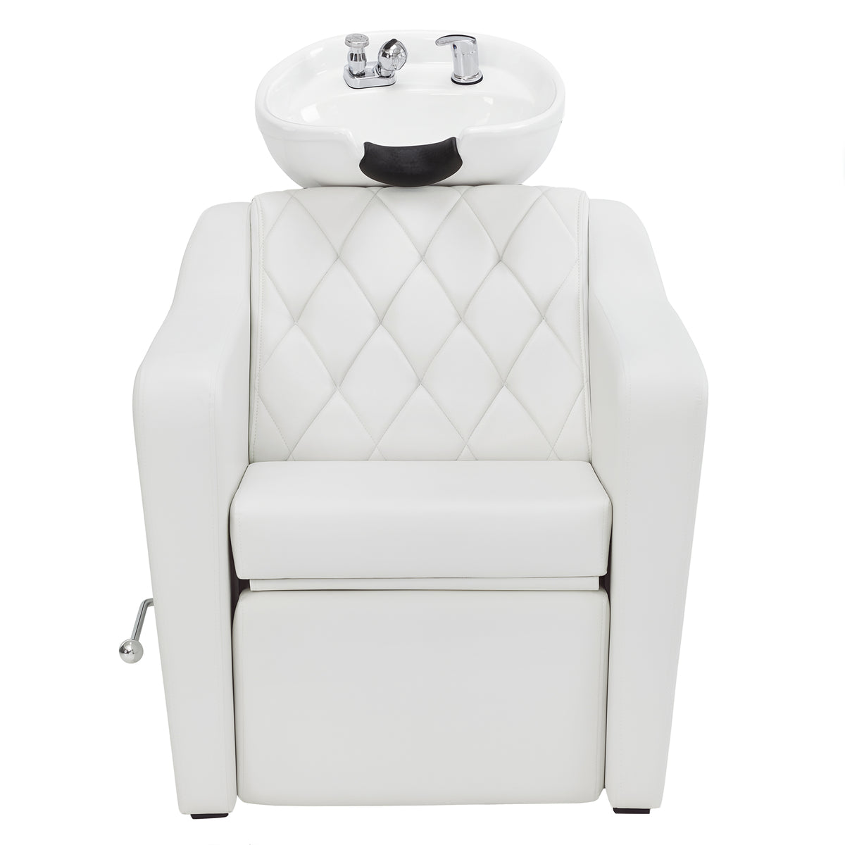 BarberPub Backwash Shampoo Chair and Bowl Set for Salon, 9064