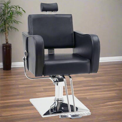 BarberPub Reclining Hydraulic Barber Chair, Spa Salon Styling Chairs for Barbershop 3124