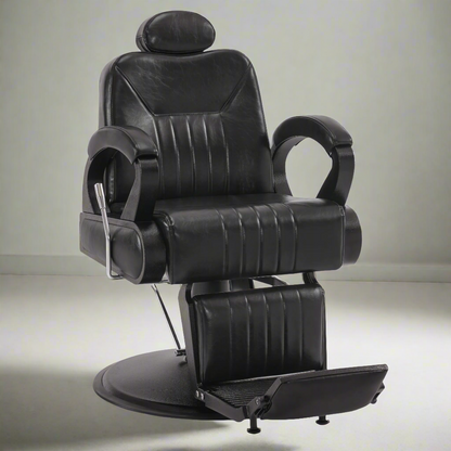 BarberPub All Purpose Barber Chair,Reclining Hair Stylist Salon Chair With Headrest 9502