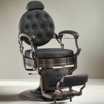 BarberPub Heavy Duty Barber Chair,Vintage Reclining Salon Chair for Barbershop 2933