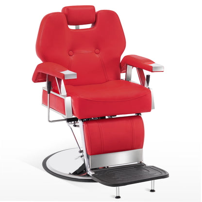 BarberPub All Purpose Barber Chair,Reclining Salon Styling Barbershop Equipment 2801