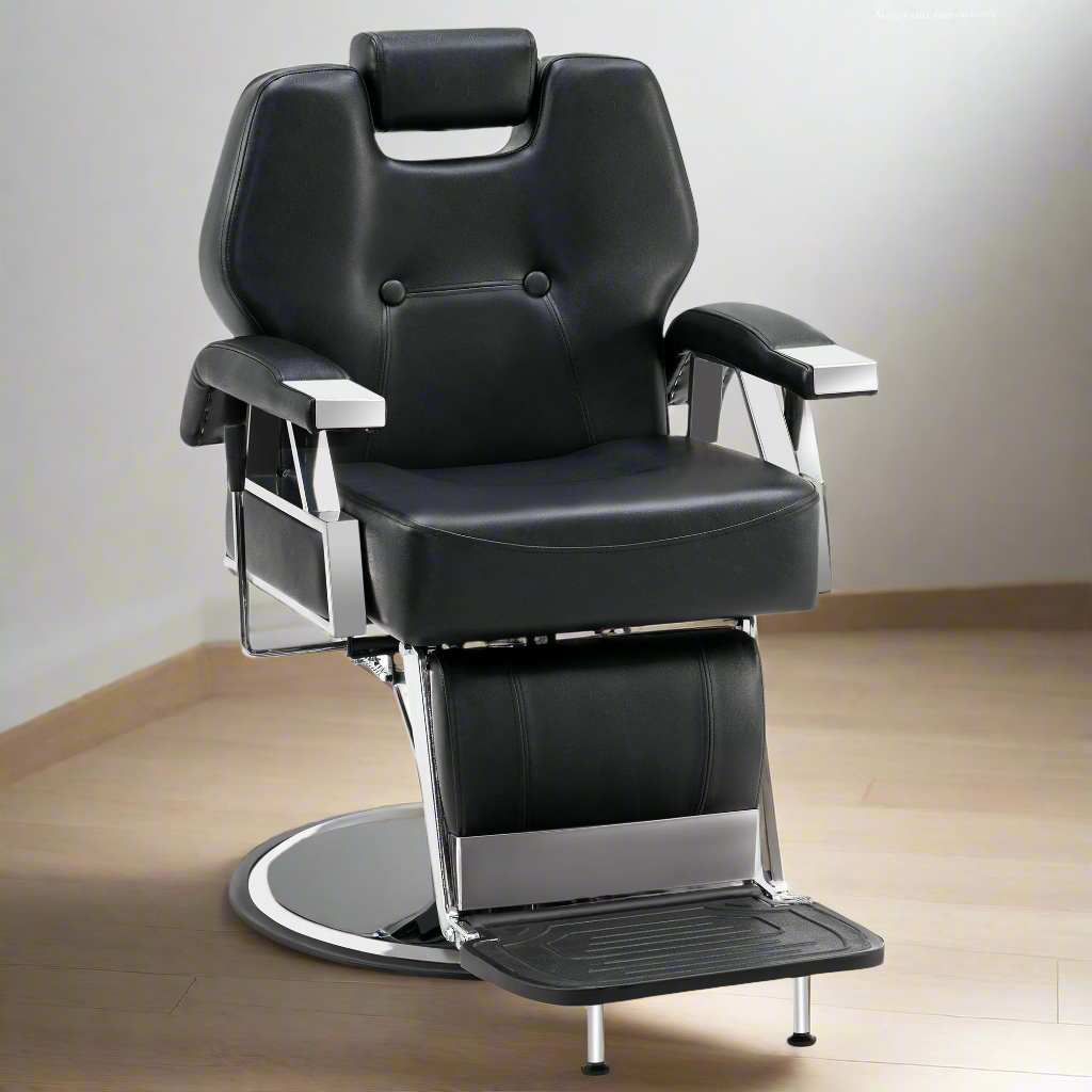 BarberPub All Purpose Barber Chair,Reclining Salon Styling Barbershop Equipment 2801