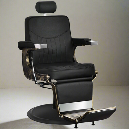 BarberPub Vintage Barber Chair,Hydraulic Reclining Salon Spa Styling Chair 2905