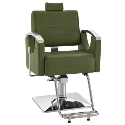 BarberPub Barber Chair for Barbershop,Reclining Salon Chair for Hair Stylist 9180